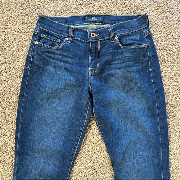 Lucky Brand Women's Sofia Skinny Mid Rise Dark Blue Jeans sz 8/29R - Picture 2 of 9